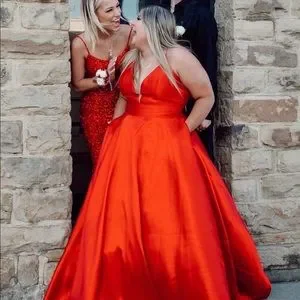 Ball Gowns Prom Dress Size Formal Dress Lace Womens Plus Size Red Dress  Love Collection Dresses Red Love Collection Prom Dress